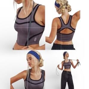 🆕FP Movement by Free People Cross Bar Cami NWT